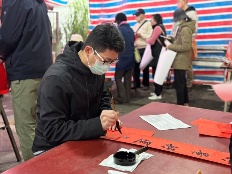 汐止濟德宮-2024-01-28 迎新送舊贈春聯活動