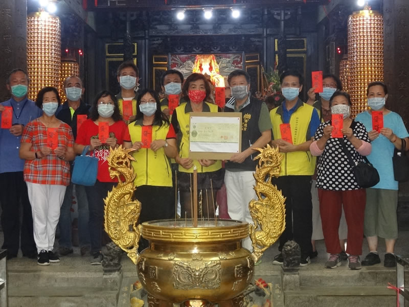 汐止濟德宮-重建新廟最新消息-樟樹老人關懷協會捐贈重建基金壹佰萬元