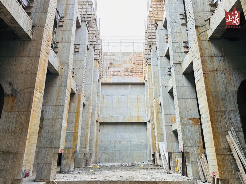 汐止濟德宮-重建新廟最新消息-重建新廟內部施工情形