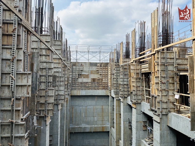 汐止濟德宮-重建新廟最新消息-重建新廟內部施工情形