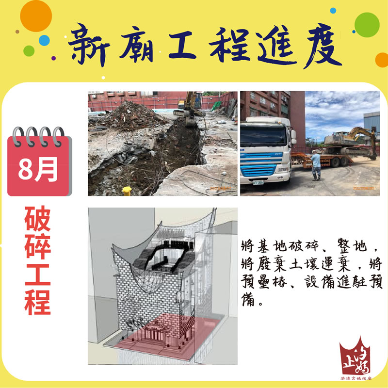 汐止濟德宮-重建新廟最新消息-濟德宮重建新廟工程進度報告